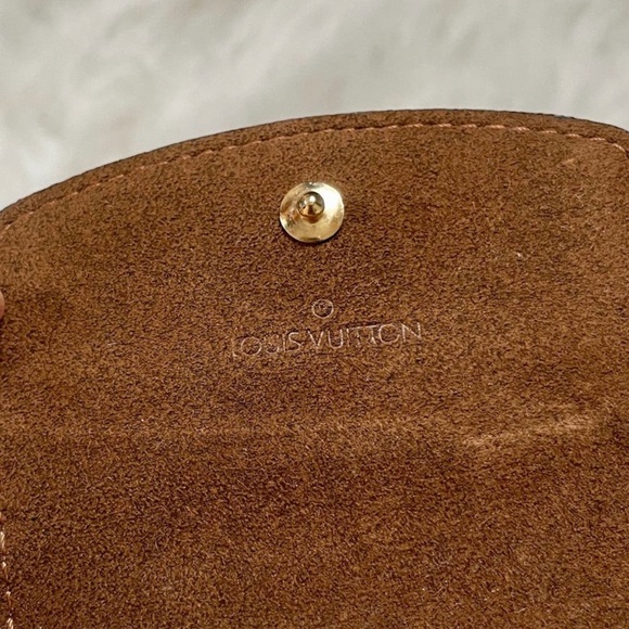 Louis Vuitton Damier Ebene Cuff links Holder Wallet Trifold - Picture 4 of 4